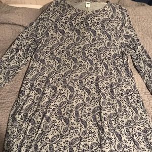 Navy and grey Old Navy super soft dress